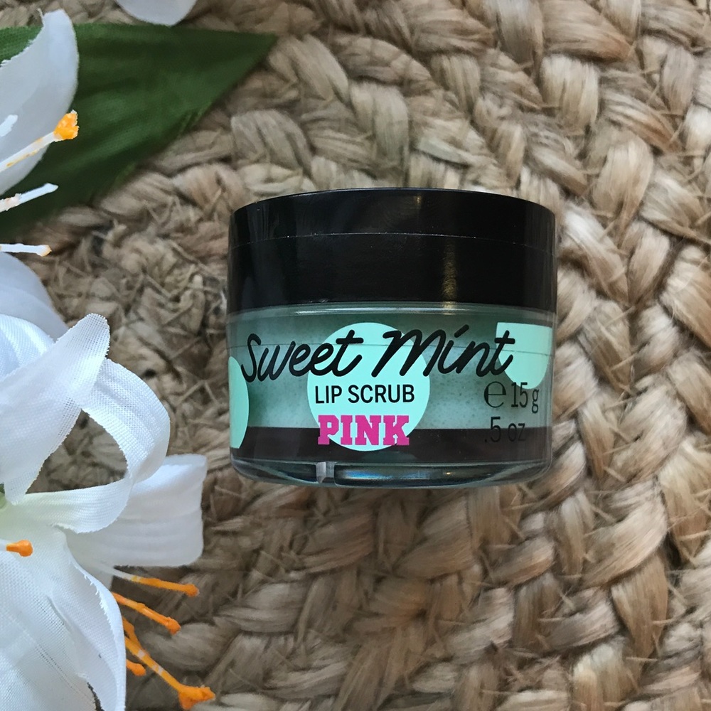 NWT PINK Victoria’s Secret Sweet Mint Lip Scrub